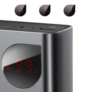 Powerbank Baseus Adaman 2xUSB-A, USB-C, micro USB 20000mAh 65W Quick Charge 4.0 Power Delivery niebieski
