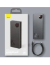 Powerbank Baseus Adaman 2xUSB-A, USB-C, micro USB 20000mAh 65W Quick Charge 4.0 Power Delivery niebieski