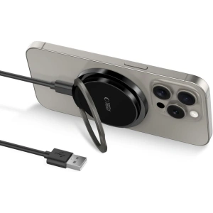 [CR] Ładowarka bezprzewodowa Tech-Protect QI15W-A33 Magnetic MagSafe Wireless Charger Black