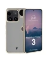 Etui Bizon Case Angelo do Nothing Phone (3) półprzezroczyste z beżową ramką