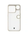 Etui Bizon Case Angelo do Nothing Phone (3) półprzezroczyste z beżową ramką