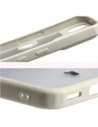 Etui Bizon Case Angelo do Nothing Phone (3) półprzezroczyste z beżową ramką