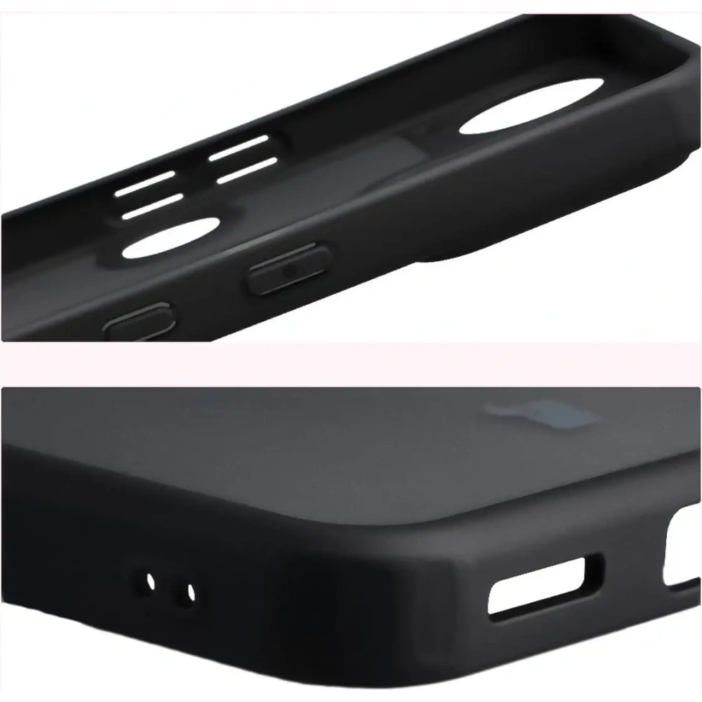 Etui Bizon Case Angelo do Nothing Phone (3) przydymione z czarną ramką