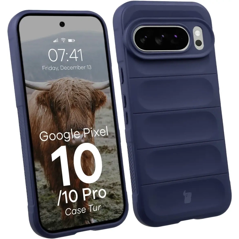 Pancerne etui Bizon Case Tur do Google Pixel 10 / 10 Pro granatowe