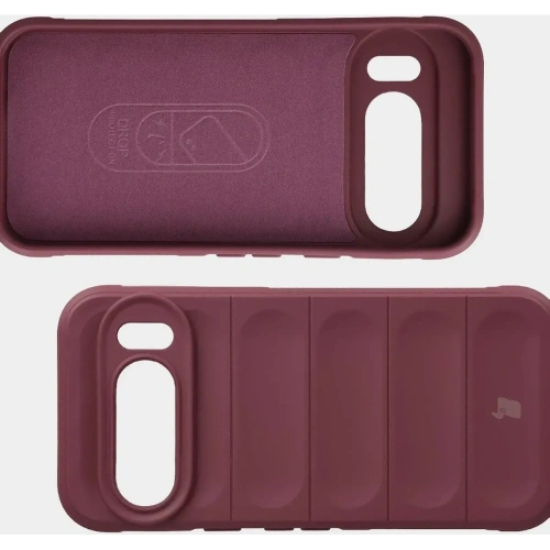Pancerne etui Bizon Case Tur do Google Pixel 10 / 10 Pro burgundowe