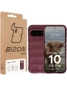 Pancerne etui Bizon Case Tur do Google Pixel 10 / 10 Pro burgundowe