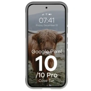 Pancerne etui Bizon Case Tur do Google Pixel 10 / 10 Pro jasnoszare