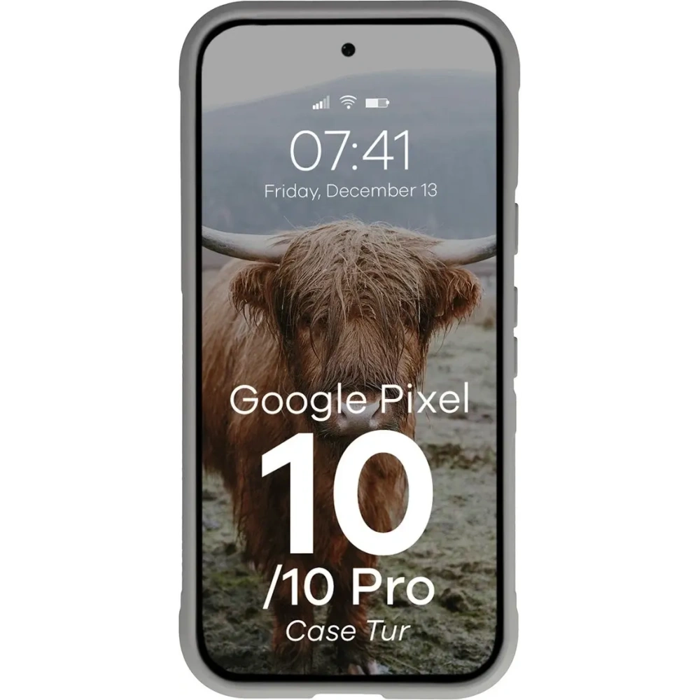 Pancerne etui Bizon Case Tur do Google Pixel 10 / 10 Pro jasnoszare