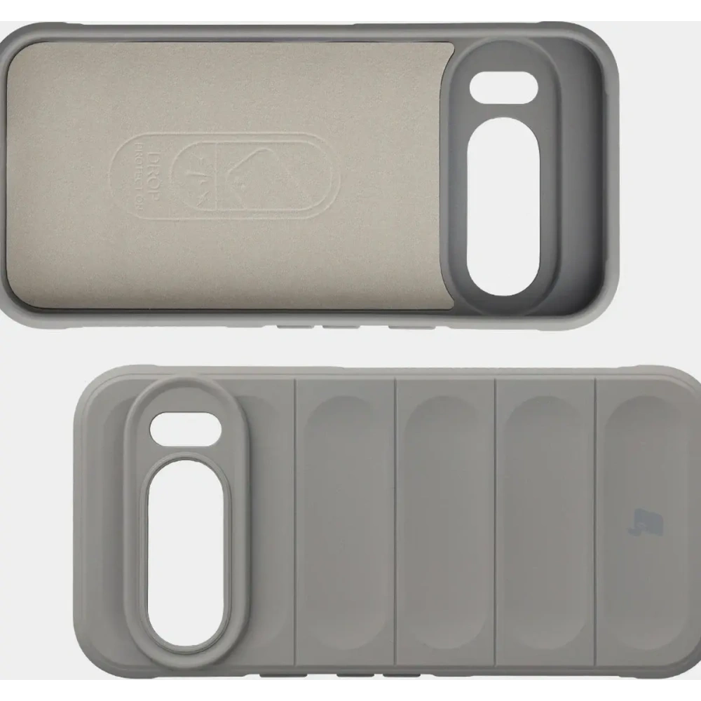 Pancerne etui Bizon Case Tur do Google Pixel 10 / 10 Pro jasnoszare