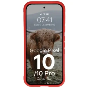 Pancerne etui Bizon Case Tur do Google Pixel 10 / 10 Pro czerwone