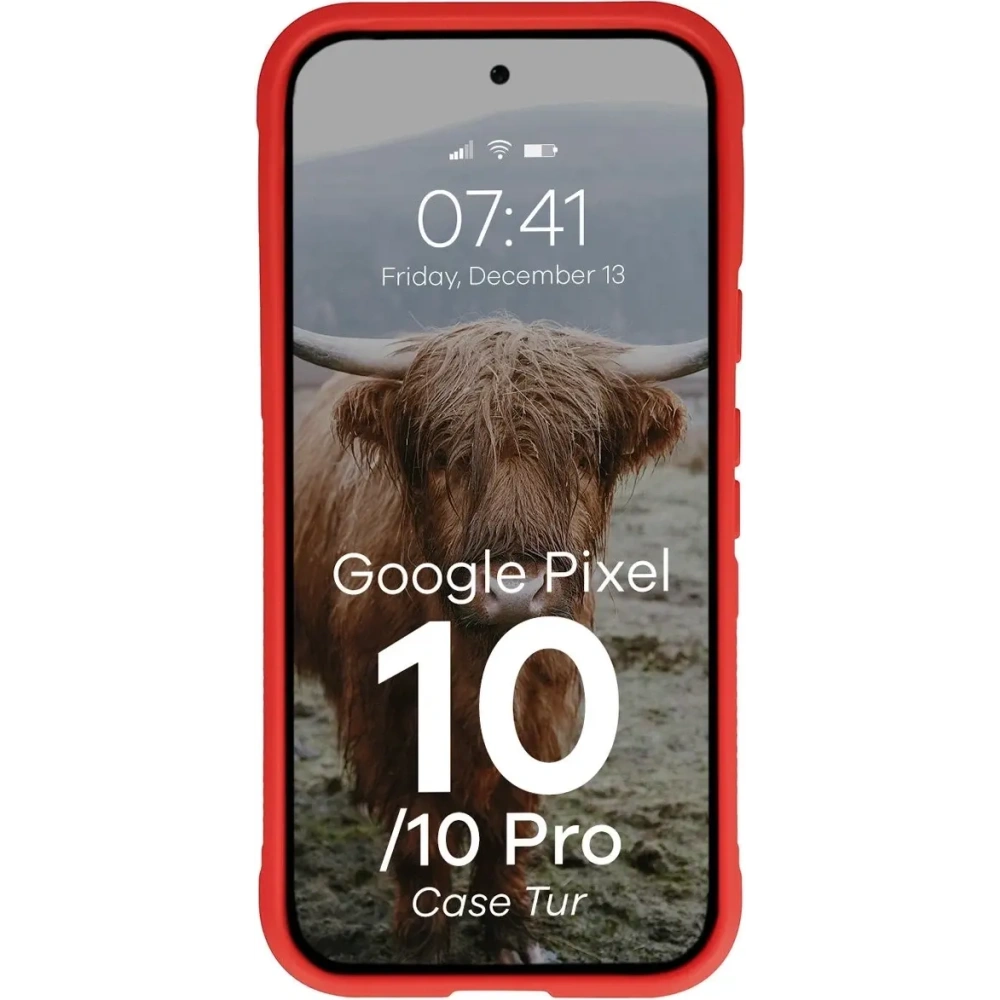 Pancerne etui Bizon Case Tur do Google Pixel 10 / 10 Pro czerwone