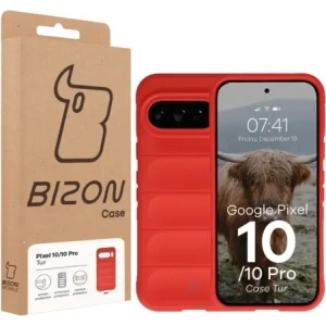 Pancerne etui Bizon Case Tur do Google Pixel 10 / 10 Pro czerwone