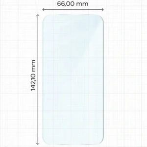 Szkło hartowane Bizon Glass Clear Duo do iPhone 15 / 15 Pro / 16 [2 PACK]