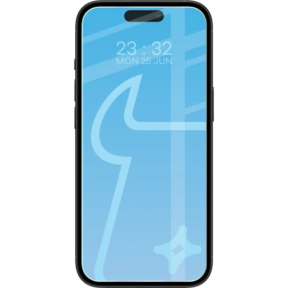 Szkło hartowane Bizon Glass Clear Duo do iPhone 15 / 15 Pro / 16 [2 PACK]