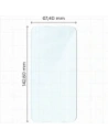 Szkło hartowane Bizon Glass Clear Duo do iPhone 16e / 14 / 13 Pro / 13 [2 PACK]