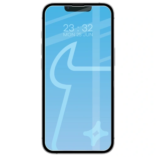 Szkło hartowane Bizon Glass Clear Duo do iPhone 16e / 14 / 13 Pro / 13 [2 PACK]