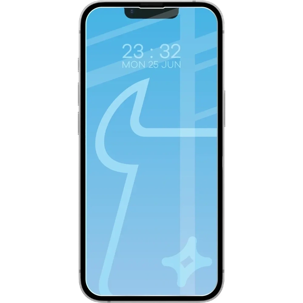 Szkło hartowane Bizon Glass Clear Duo do iPhone 16e / 14 / 13 Pro / 13 [2 PACK]