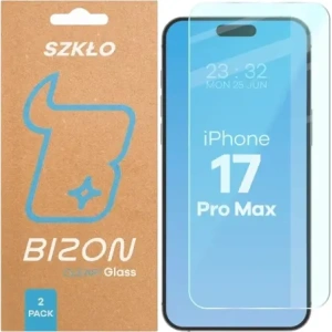 Szkło hartowane Bizon Glass Clear Duo do iPhone 17 Pro Max [2 PACK]