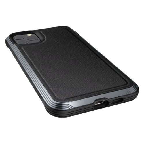 Kup Etui aluminiowe X-Doria Defense Lux Apple iPhone 11 Pro Max (Drop test 3m) (Black Leather) - XDR028BLK - {ean13} - Sklep Home Screen