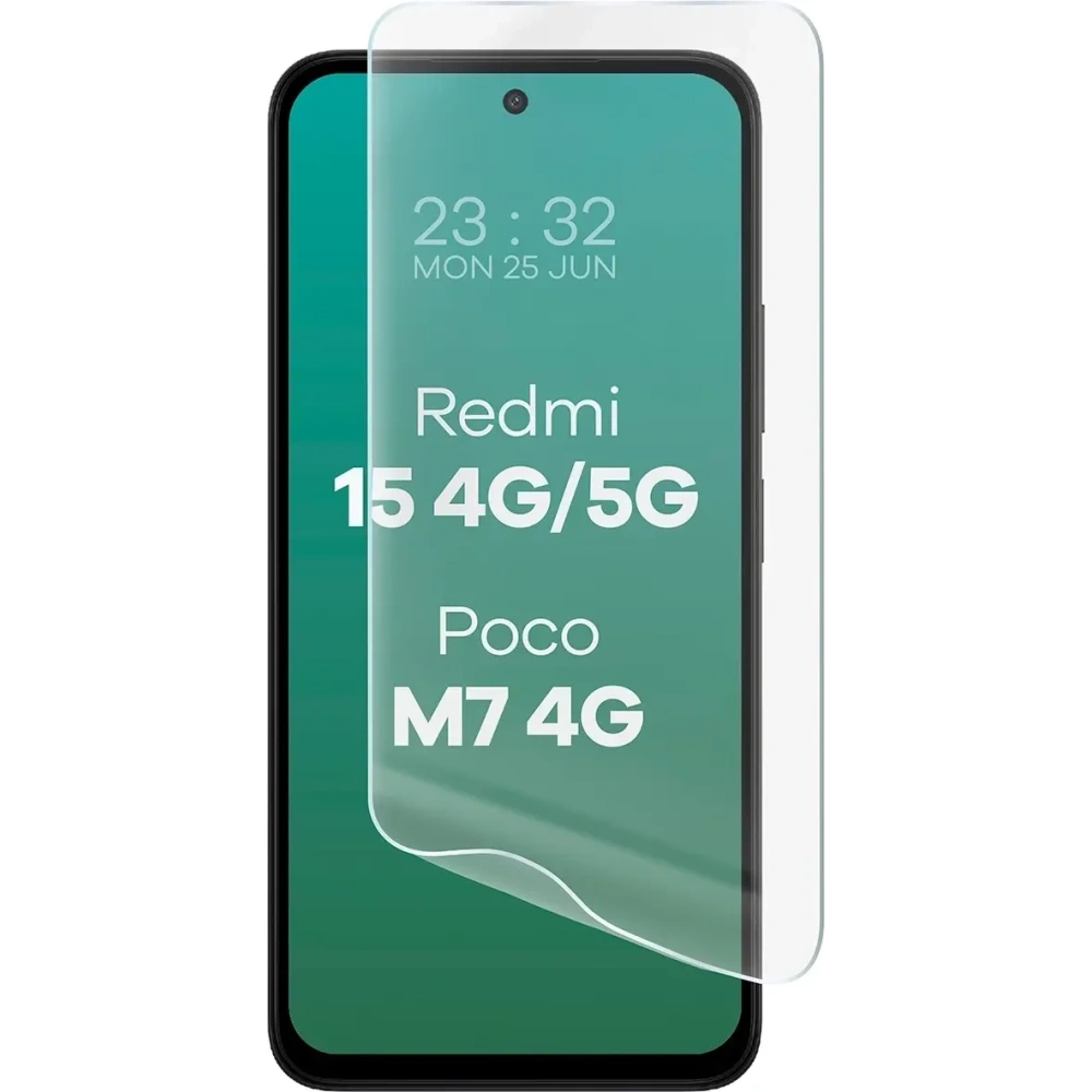 Folia hydrożelowa na ekran Bizon Glass Hydrogel Front do Xiaomi Redmi 15 4G / 5G / POCO M7 4G