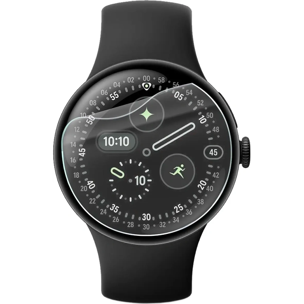 Folia hydrożelowa na ekran Bizon Glass Watch Hydrogel Duo do Google Pixel Watch 4 41mm [2 PACK]