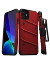 Kup Páncélozott tok Zizo Bolt Cover Apple iPhone 11 9H üveggel a kijelzőn + állvány & övtartó (Piros/Fekete) - ZIZ005REDBLK - {ean13} - Sklep Home Screen