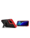 Kup Páncélozott tok Zizo Bolt Cover Apple iPhone 11 9H üveggel a kijelzőn + állvány és övtartó (Fekete/Piros) - ZIZ006BLKRED - {ean13} - Sklep Home Screen