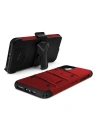 Kup Pancerne etui Zizo Bolt Cover Apple iPhone 11 ze szkłem 9H na ekran + podstawka & uchwyt do paska (Red/Black) - ZIZ005REDBLK - {ean13} - Sklep Home Screen
