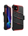 Buy Zizo Bolt Cover - Case for iPhone 11 with Military Grade + Glass Screen Protector & Kickstand and Holster (Red/Black) - ZIZ006BLKRED - {ean13} - Home Screen Store Europe