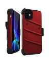 Kup Páncélozott tok Zizo Bolt Cover Apple iPhone 11 9H üveggel a kijelzőn + állvány & övtartó (Piros/Fekete) - ZIZ005REDBLK - {ean13} - Sklep Home Screen