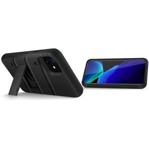 Kup Páncélozott tok Zizo Bolt Cover Apple iPhone 11 9H üveggel a kijelzőhöz + állvány és övcsat (Fekete/Fekete) - ZIZ007BLK - {ean13} - Sklep Home Screen