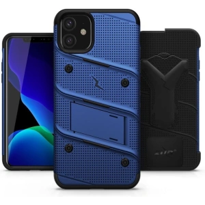 Kup Páncélozott tok Zizo Bolt Cover Apple iPhone 11 9H üveggel a kijelzőn + állvány & övcsat (Kék/Fekete) - ZIZ009BLUBLK - {ean13} - Sklep Home Screen