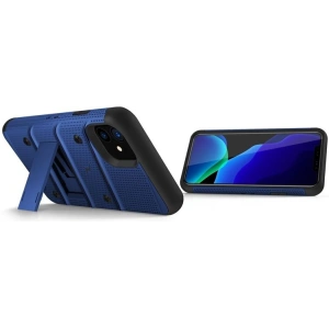 Kup Páncélozott tok Zizo Bolt Cover Apple iPhone 11 9H üveggel a kijelzőn + állvány & övcsat (Kék/Fekete) - ZIZ009BLUBLK - {ean13} - Sklep Home Screen