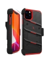 Kup Pancerne etui Zizo Bolt Cover Apple iPhone 11 Pro Max se sklem 9H na displej + stojánek a držák na pásek (Černá/Červená) - ZIZ010BLKRED - {ean13} - Sklep Home Screen