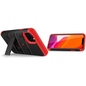 Kup Páncélozott tok Zizo Bolt Cover Apple iPhone 11 Pro Max 9H üveggel a képernyőre + állvány & övre akasztható tartó (Fekete/Vörös) - ZIZ010BLKRED - {ean13} - Sklep Home Screen