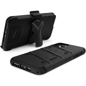 Kup Páncélozott tok Zizo Bolt Cover Apple iPhone 11 Pro Max 9H üveggel a képernyőn + állvány & övcsat (Fekete/Fekete) - ZIZ011BLK - {ean13} - Sklep Home Screen