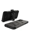 Kup Zizo Apple Panzerhülle Bolt Cover iPhone 11 Pro Max mit 9H Glas für Bildschirm + Ständer & Gürtelclip (Metall Grau/Schwarz) - ZIZ012GRYBLK - {ean13} - Sklep Home Screen