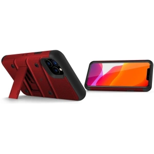 Kup Páncélozott tok Zizo Bolt Cover Apple iPhone 11 Pro Max 9H üveggel a képernyőn + állvány és övtartó (Piros/Fekete) - ZIZ013REDBLK - {ean13} - Sklep Home Screen