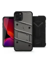 Kup Zizo Apple Panzerhülle Bolt Cover iPhone 11 Pro mit 9H Glas für Bildschirm + Ständer & Gürtelclip (Metall Grau/Schwarz) - ZIZ014GRYBLK - {ean13} - Sklep Home Screen