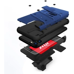 Kup Páncélos tok Zizo Bolt Cover Apple iPhone 11 Pro 9H üveggel a képernyőn + állvány & övcsat (Kék/Fekete) - ZIZ015BLUBLK - {ean13} - Sklep Home Screen