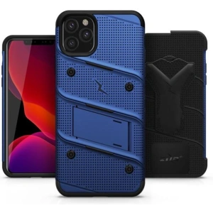 Kup Páncélos tok Zizo Bolt Cover Apple iPhone 11 Pro 9H üveggel a képernyőn + állvány & övcsat (Kék/Fekete) - ZIZ015BLUBLK - {ean13} - Sklep Home Screen