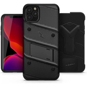 Kup Páncélozott tok Zizo Bolt Cover Apple iPhone 11 Pro 9H üveggel a kijelzőre + állvány és övcsat (Fekete/Fekete) - ZIZ016BLK - {ean13} - Sklep Home Screen