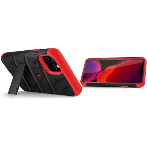 Kup Páncélozott tok Zizo Bolt Cover Apple iPhone 11 Pro 9H üveggel a kijelzőre + állvány & övre akasztó (Fekete/Piros) - ZIZ017BLKRED - {ean13} - Sklep Home Screen