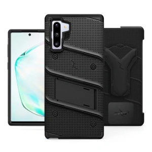 Kup Páncélozott tok Zizo Bolt Cover Samsung Galaxy Note 10 és övtartó & tartó (Fekete/Fekete) - ZIZ019BLK - {ean13} - Sklep Home Screen