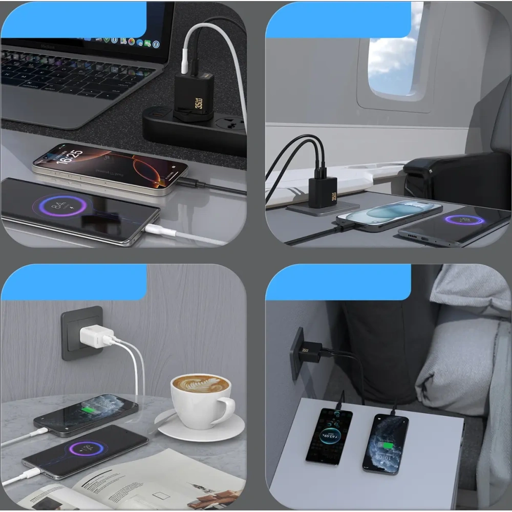 Ładowarka sieciowa Dudao A27 Max 35W GaN czarna