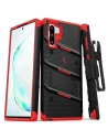 Pancerne etui Zizo Bolt Cover Samsung Galaxy Note 10 oraz podstawka & uchwyt do paska (Black/Red)