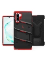 Buy Zizo Bolt Cover - Case for Samsung Galaxy Note 10 & Kickstand and Holster (Black/Red) - ZIZ020BLKRED - {ean13} - Home Screen Store Europe