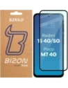Szkło hartowane Bizon Glass Edge 2 do Xiaomi Redmi 15 4G / 5G / POCO M7 4G czarna ramka