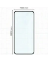 Szkło hartowane Bizon Glass Edge 2 do Xiaomi Redmi 15 4G / 5G / POCO M7 4G czarna ramka