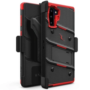 Kup Pancéřové pouzdro Zizo Bolt Cover Samsung Galaxy Note 10 a základna & držák na pás (Černá/Červená) - ZIZ020BLKRED - {ean13} - Sklep Home Screen